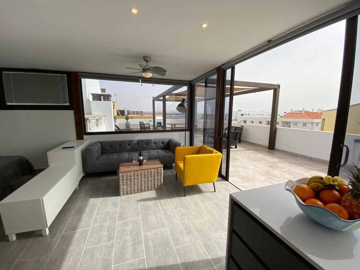 Penthouse Meerblick Cotillo Apartment Exterior foto