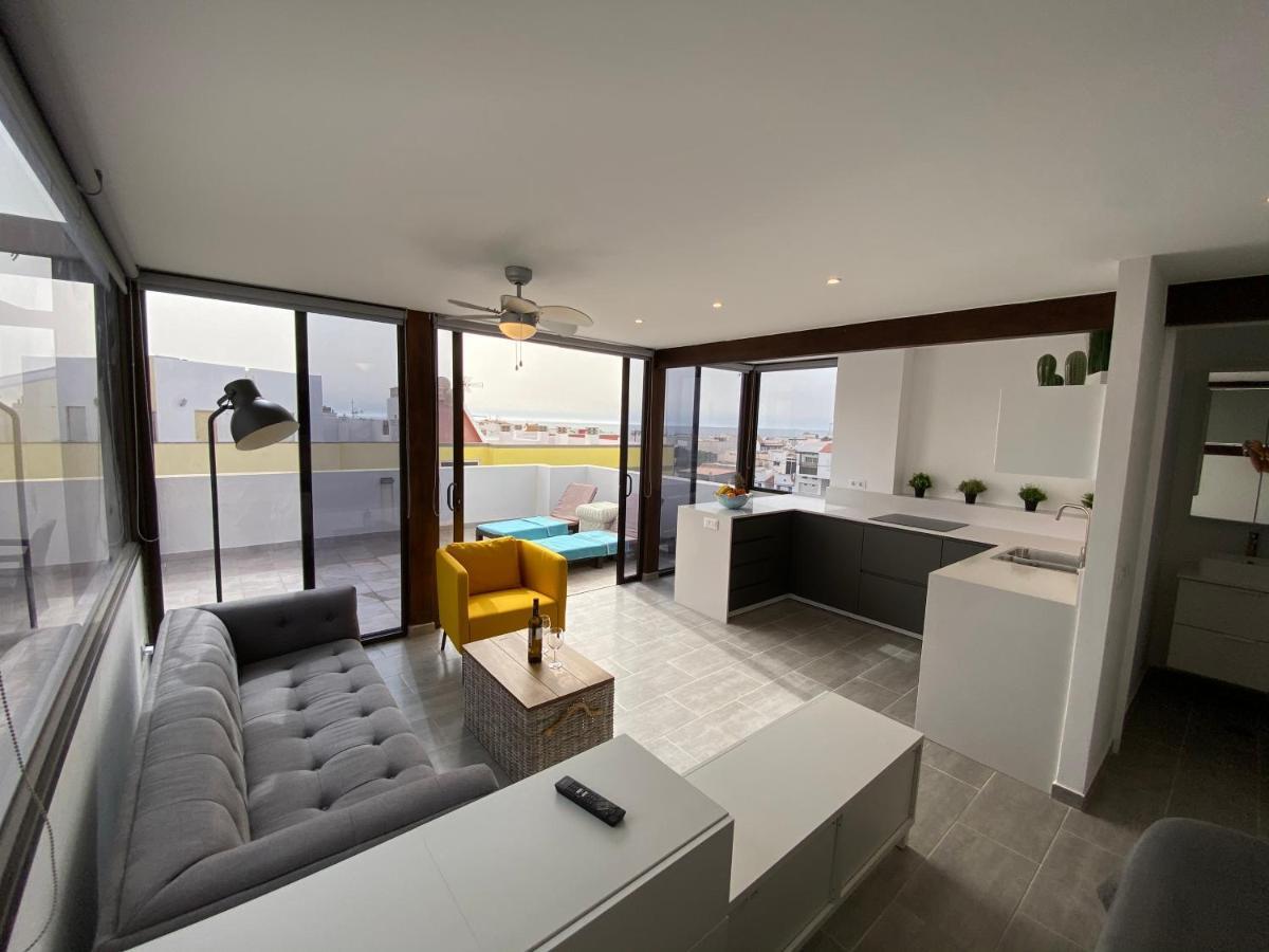 Penthouse Meerblick Cotillo Apartment Exterior foto