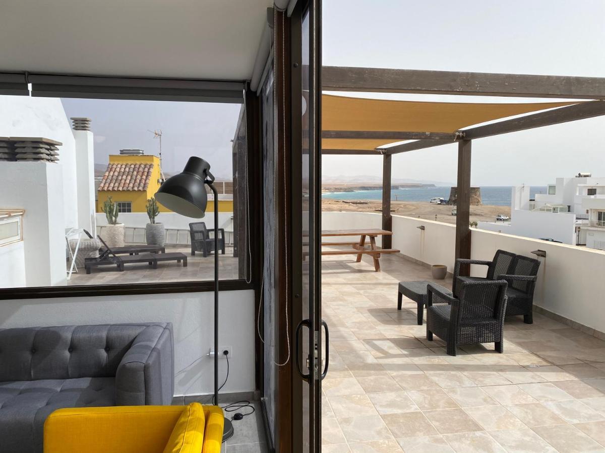 Penthouse Meerblick Cotillo Apartment Exterior foto